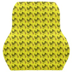 Fern Pattern 2 Yellow Car Seat Back Cushion  by snowwhitegirl