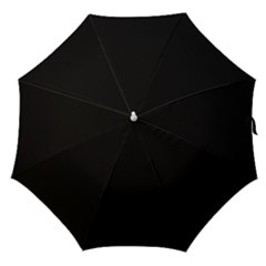 Plain Black Black Straight Umbrellas by kyorashop23