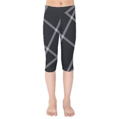 Stripes, Zigzag, Surface, Pattern, Kids  Capri Leggings  by kyorashop23