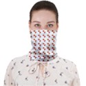 Kawaii Pumpkin Patt White Face Covering Bandana (Adult) View1