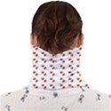 Kawaii Pumpkin Patt White Face Covering Bandana (Adult) View2