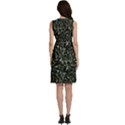 Precision Pursuit: Hunting Motif Camouflage Pattern Sleeveless Dress With Pocket View4