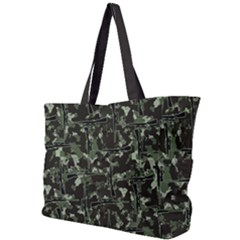 Hunting Motif Camouflage Pattern Print Bk Simple Shoulder Bag by dflcprintsclothing