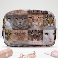 Breeds Of Cats Collage Make Up Pouch (small) by kyorashop23