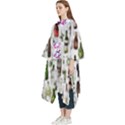 Bottle Chic Print Patterns Women s Hooded Rain Ponchos View2