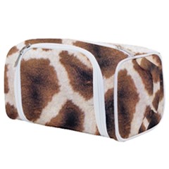 Giraffe Skin Texture Toiletries Pouch by kyorashop23