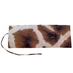 Giraffe Skin Texture Roll Up Canvas Pencil Holder (s) by kyorashop23