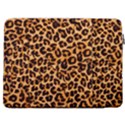 Leopard Skin Texture Macro, Brown 17  Vertical Laptop Sleeve Case With Pocket View2