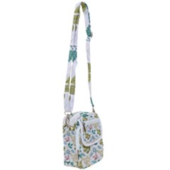 Leaf Pattern  Shoulder Strap Belt Bag by Safari