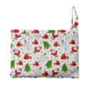 Christmas Pattern, Pattern, Christmas, Trees, Santa Premium Foldable Grocery Recycle Bag View3