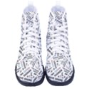 Embrace The Magic Inspirational Phrase Pattern Kid s High-Top Canvas Sneakers View1