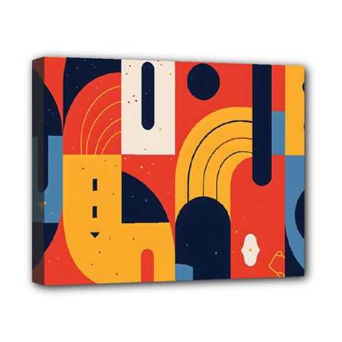 Abstract Pattern Design Canvas 10  X 8  (stretched) by Salmanaz77
