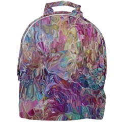 Melting Patterns Mini Full Print Backpack by kaleidomarblingart