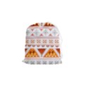 Bright Aztec Ethnic Seamless Pattern Drawstring Pouch (Small) View1