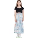 Pattern Plants Leaves Nature Kids  Flared Maxi Skirt View1