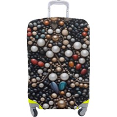 Pearls And Stones Luggage Cover (large) by dedoma