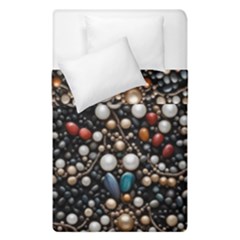 Pearls And Stones Duvet Cover Double Side (single Size) by dedoma