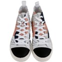 Abstract Architecture Men s Mid-Top Canvas Sneakers View1