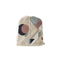 Boho Abstract Architecture Drawstring Pouch (Small) View2