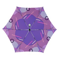 Colorful Labstract Wallpaper Theme Automatic Folding Umbrella With Case (small) by Apen