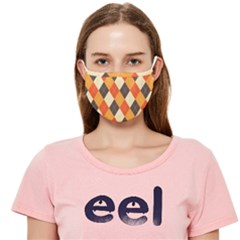 Halloween Argyle Pattern  Cloth Face Mask (adult) by Safari