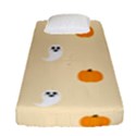 Pumpkin and boo crew halloween  Fitted Sheet (Single Size) View1