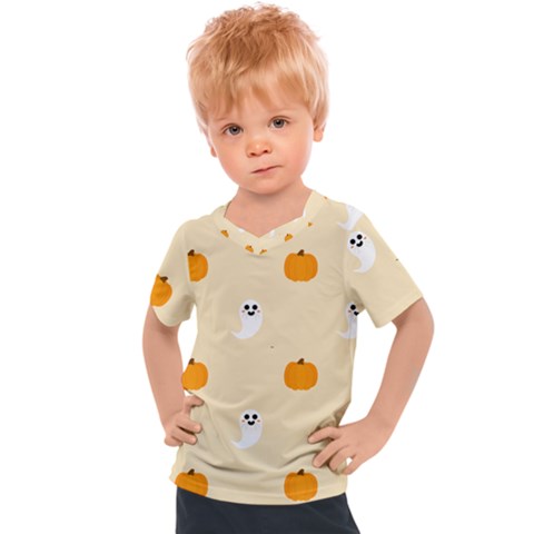 Pumpkin And Boo Crew Halloween  Kids  Sports T-shirt by Safari