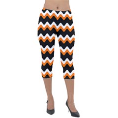 Halloween Wavy 20240926 161241 0000 Lightweight Velour Capri Leggings  by Safari