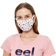 Autumn Seamless Leaves Pattern  Crease Cloth Face Mask (adult) by Safari