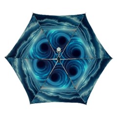Astral Waveform Fantasy Automatic Folding Umbrella With Case (small) by Grandong