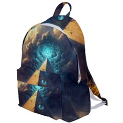 Mystic Blue Pyramid Art The Plain Backpack by ExtraAwesomeSauce