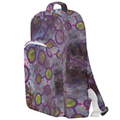 Abstract Molecular Space Art Double Compartment Backpack by ExtraAwesomeSauce