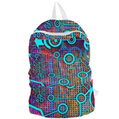 Abstract Tech Galaxy Design Foldable Lightweight Backpack by ExtraAwesomeSauce