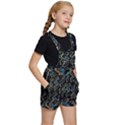 Multicolored DNA Strand Art Kids  Short Overalls View3