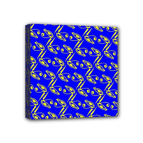 Eye Of Horus Pattern Mini Canvas 4  X 4  (stretched) by ExtraAwesomeSauce