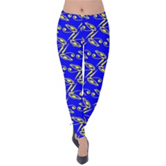 Eye Of Horus Pattern Velvet Leggings by ExtraAwesomeSauce