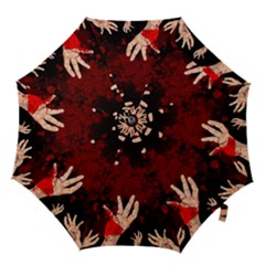 Horror Themed Bloody Hands Hook Handle Umbrellas (small) by ExtraAwesomeSauce