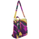 Vibrant Abstract Equine Art Crossbody Backpack View2