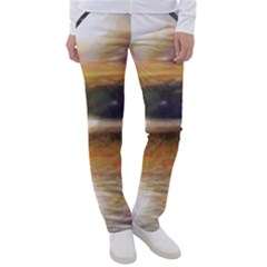Serene Sunset Over Water Women s Casual Pants by ExtraAwesomeSauce
