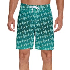 Peaceful Japanese Kanji Design Men s Beach Shorts by ExtraAwesomeSauce