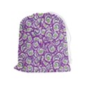Funny Bacterias Drawing Motif Random Pattern Drawstring Pouch (XL) View1