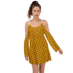 Pixel Art Mushroom Pattern Boho Dress by ExtraAwesomeSauce