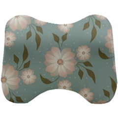 Flora Floral Flower Flowers Pattern Head Support Cushion by Apenda