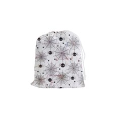 Creepy Spider Design, Adoxali, Halloween Drawstring Pouch (small) by kyorashop23