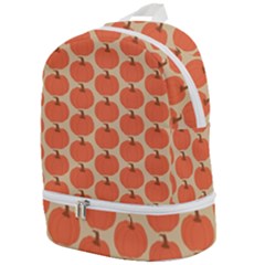Cute Pumpkin Zip Bottom Backpack by ConteMonfrey