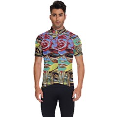 Carnival Mask - Venetian Mask - Italy Vintage Men s Short Sleeve Cycling Jersey by ConteMonfrey
