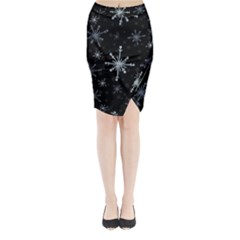 The Most Beautiful Stars Midi Wrap Pencil Skirt by ConteMonfrey