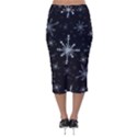 The Most Beautiful Stars Velvet Midi Pencil Skirt View2