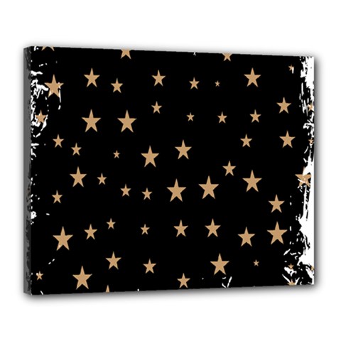 Little Stars Pattern Canvas 20  X 16  (stretched) by ConteMonfrey