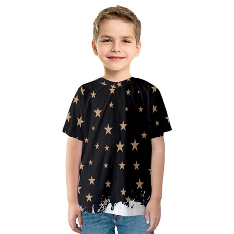 Little Stars Pattern Kids  Sport Mesh T-shirt by ConteMonfrey